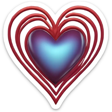 heart with n sticker