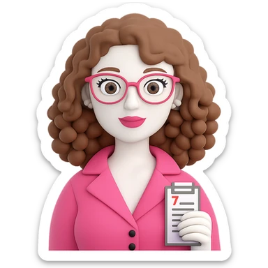 Change the skin color to white while keeping the rest of the image the same, with a transparent background. sticker