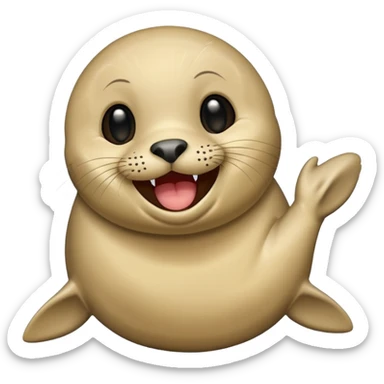 Seal laugh sticker