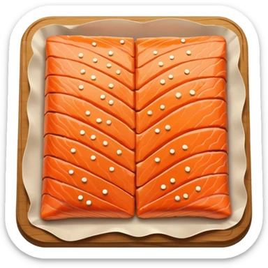 Salmone al forno sticker