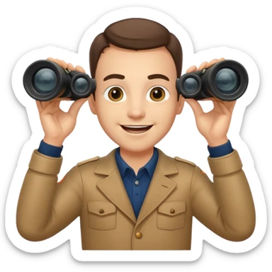 Leandro Trossard's binoculars celebration sticker