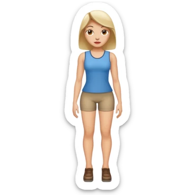 Jambes lourdes femme sticker