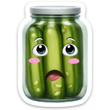 pickles jar sticker