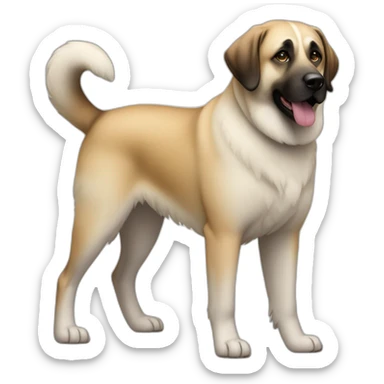 Anatolian Shepherd Dog Full Body sticker