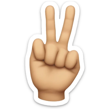 West coast hand sign twisted  sticker