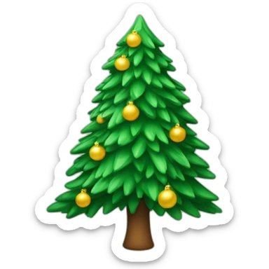 chrismas tree sticker