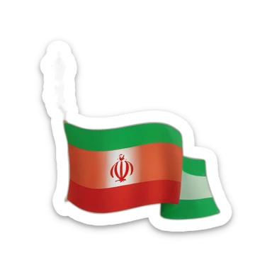 Pahlavi flag of Iran sticker