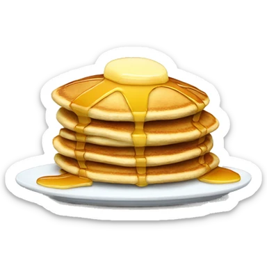 Stack of pancakes  sticker