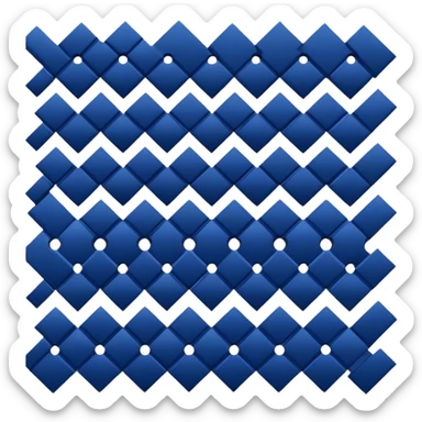 dark blue geo sticker