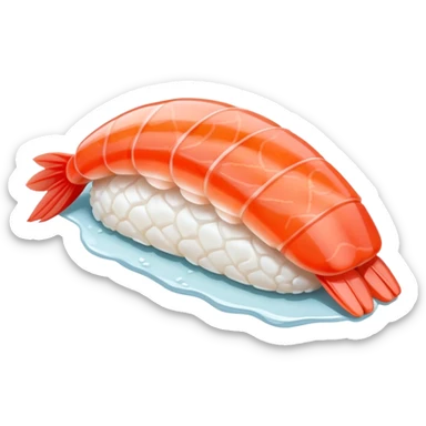 Ebi nigiri sticker