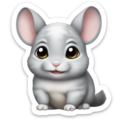 Baby chinchilla  sticker