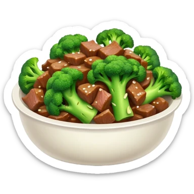 Beef and broccoli  sticker
