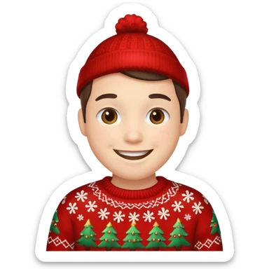 sweater chrsitmas sticker