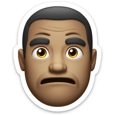 Very angry, explaining sticker