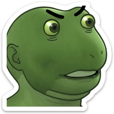 Thinking what about she say sticker