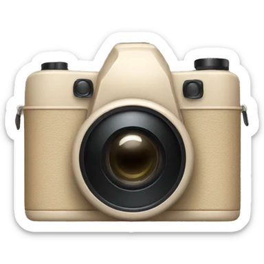 Camera beige sticker
