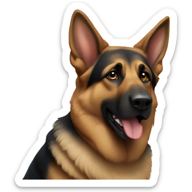 German shepherd  sticker
