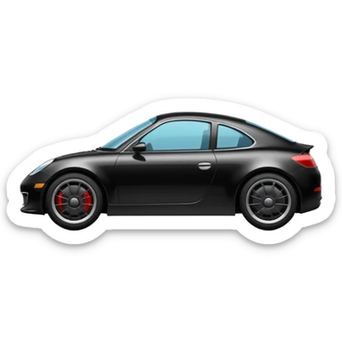 2d Car facing left facing left sticker