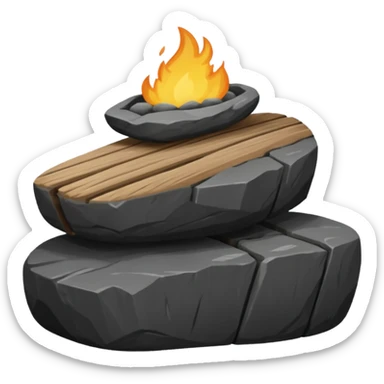 sauna rocks sticker