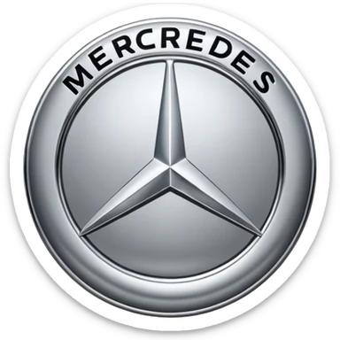 Mercedes logo emoji sticker