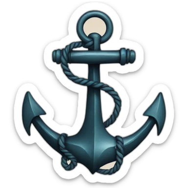 anchor tattoo sticker