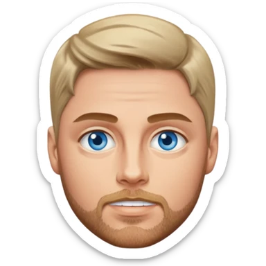 Keith Duffy with blue eyes sticker