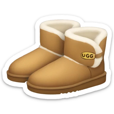 UGG slippers  sticker