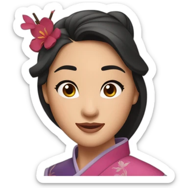 mulan disney sticker