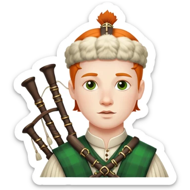 Celtic Piper sticker