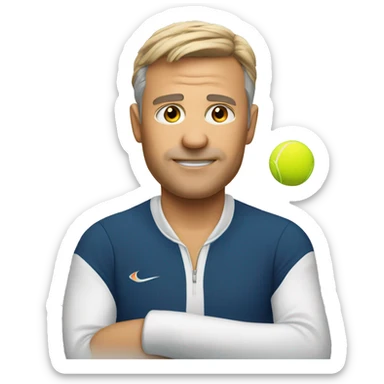 Tennis Coach sticker
