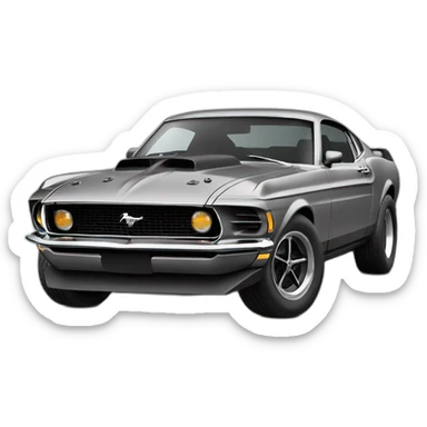 Ford mustang mach 1 2021 in grey sticker