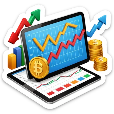 financial market sticker