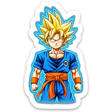 Goku super sayan blue sticker
