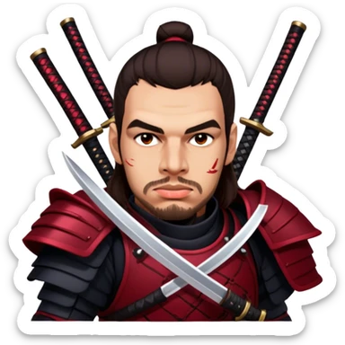 Fierce Samurai sticker