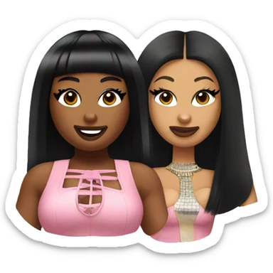 nicki minaj and lizzo sticker