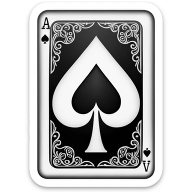 ace of spades sticker
