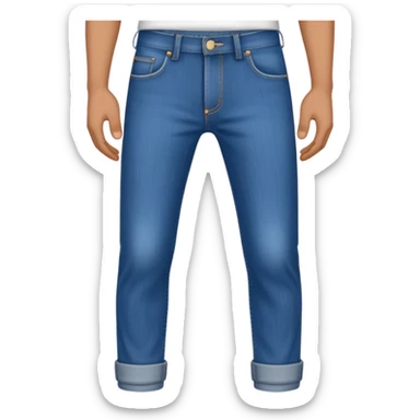 hand on pants sticker