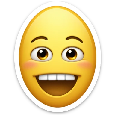 Fake crying laughing emoji sticker