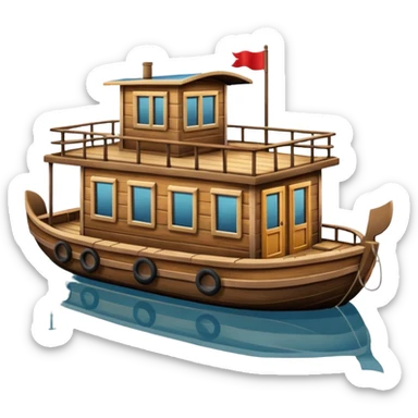 Houseboat sticker