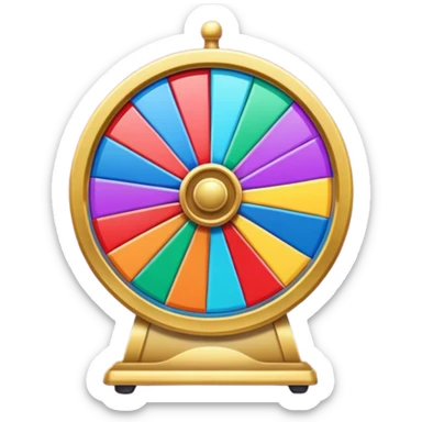 wheel of fortune sticker