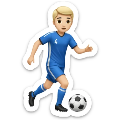 soccer player sticker