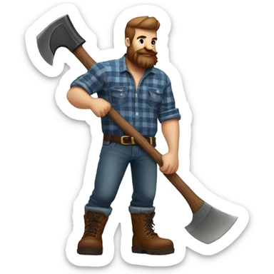 Bonner lumberjack sticker