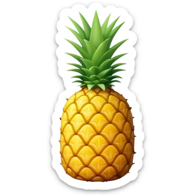 Pineapple juice bottle sticker