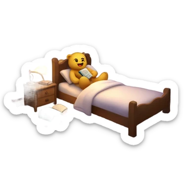 Bedtime for kids sticker