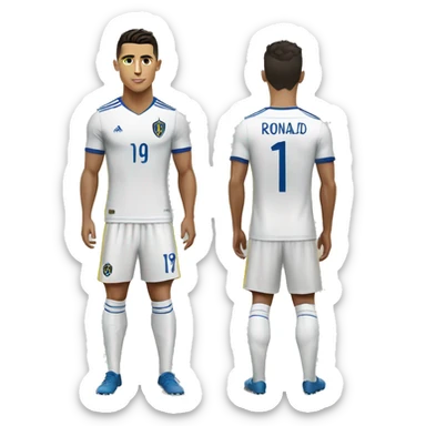 Cristiano Ronaldo at Al Nassr full body sticker