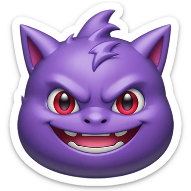 gengar chibi 2d emotes sticker