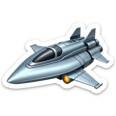 war spaceship sticker
