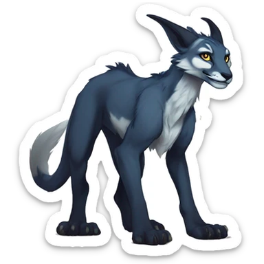  anthro vernid full body by LiLaiRa sticker