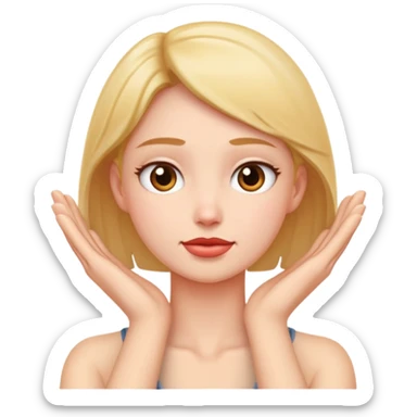 Hands on neck  sticker