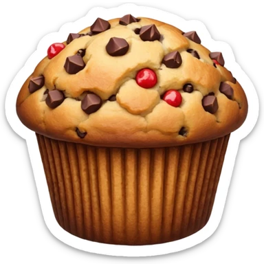 chocolate chip muffin sticker